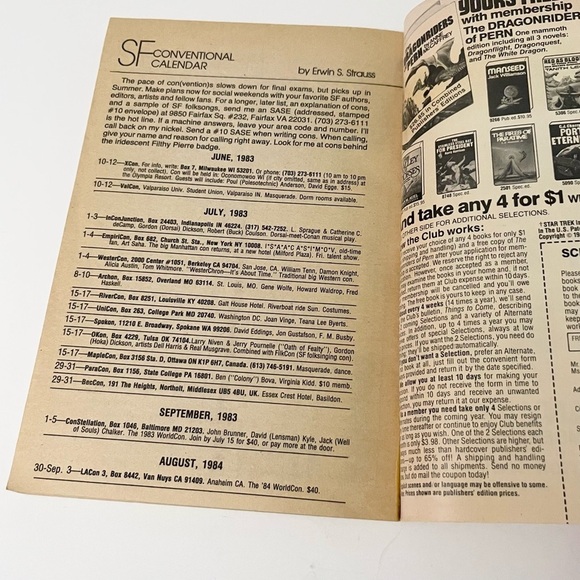 Isaac Asimov's Science Fiction Magazine July 1983 Tanith Lee, Ursula K. Le Guin - Picture 14 of 16